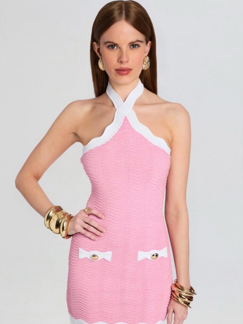 Retrofête Myna Rib Knit Dress - Picture 2 of 5